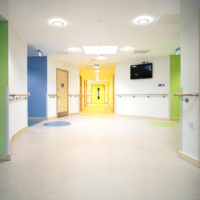 Hospital Handrails in the Cefn Coed Mental Health Ward