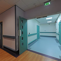 Impact Resistant Fire Doors at St Helier Hospital